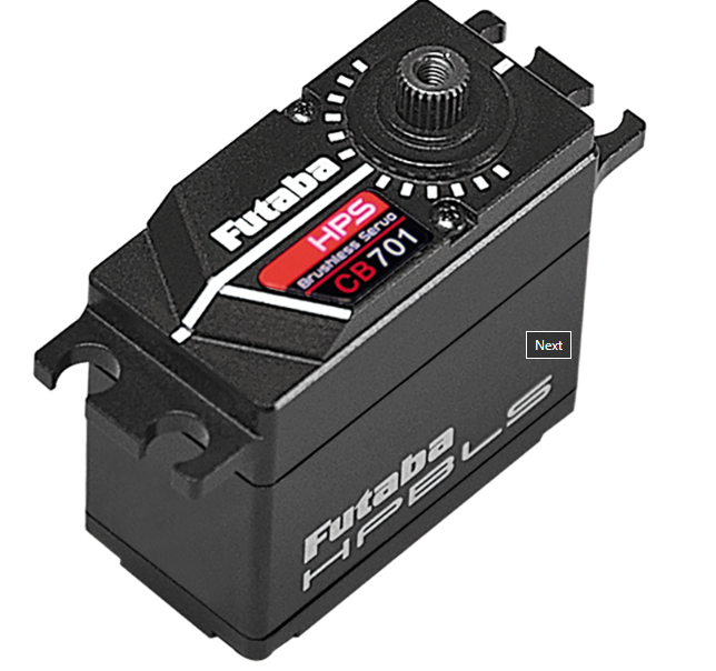 Futaba HPS-CB701 S.Bus2 HV (0.075s/49.0kg/7.4V) Brushless Servo