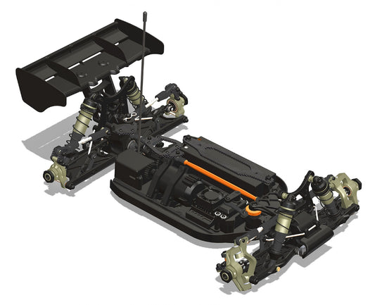 E8 World Spec 1/8 Competition Electric Buggy (Without Bodyshell)