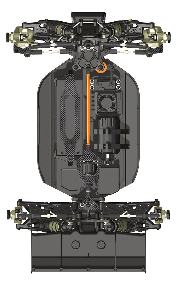 E8 World Spec 1/8 Competition Electric Buggy (Without Bodyshell)
