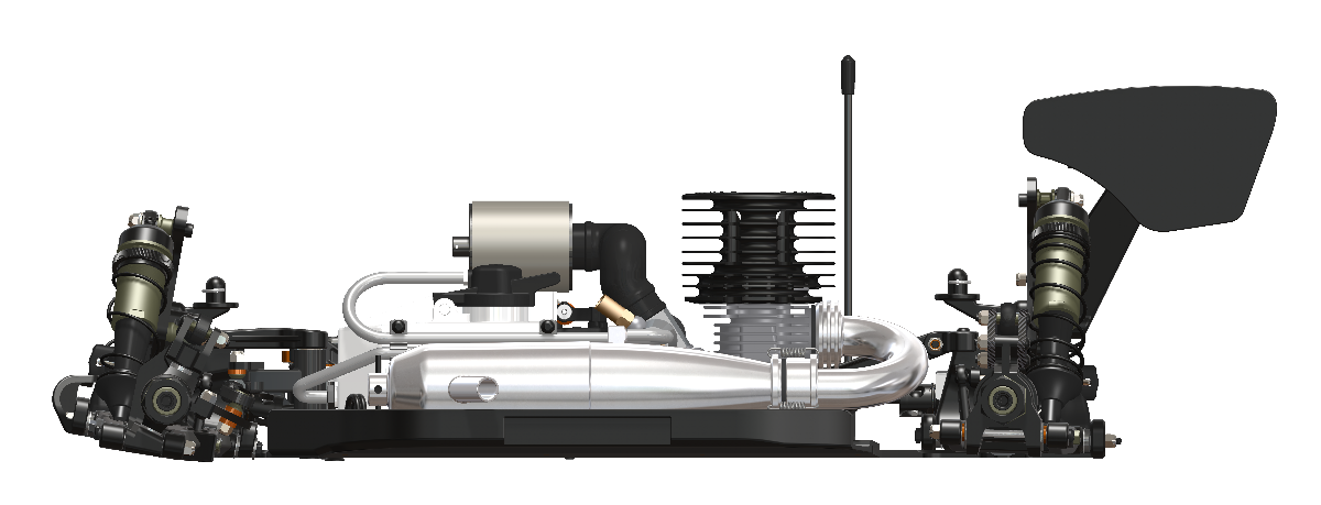 D8 RS 1/8 Competition Nitro Buggy (Without Bodyshell)
