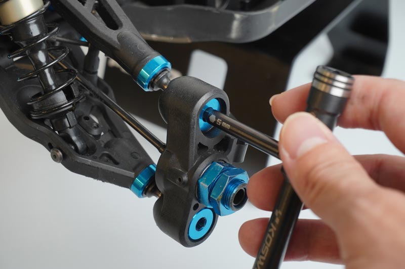 GLOW PLUG/CLUTCH NUT CROSS WRENCH (NUT 7, 8, 10MM & HEX 5MM)