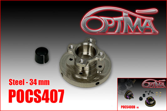 STEEL Flywheel for OPTIMA CS400 (34mm)