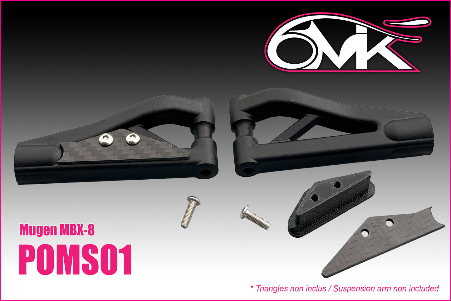 Suporte triangulo superior frontal OPTIMA para Mugen MBX-8