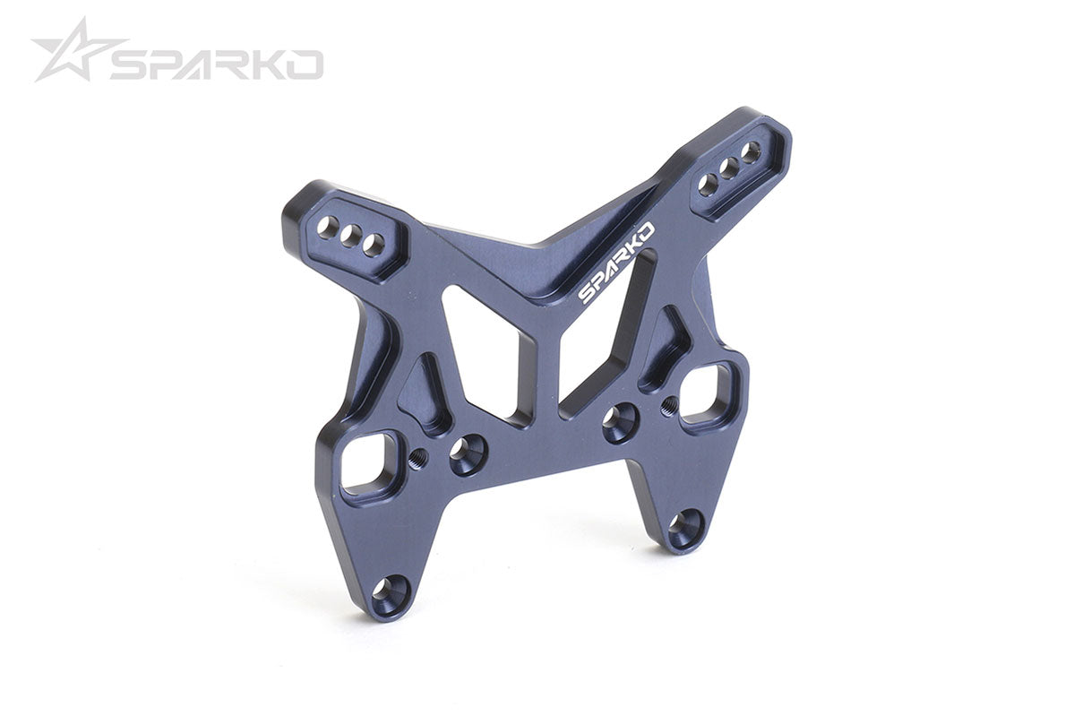 Sparko F8 7075Aluminum Front Shock Tower (Dark Blue)
