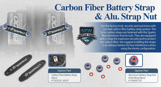 Sparko F8 Carbon Battery Strap