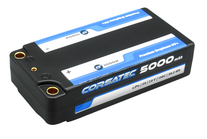 Graphene HV+ Lipo 2s shorty 5000mah