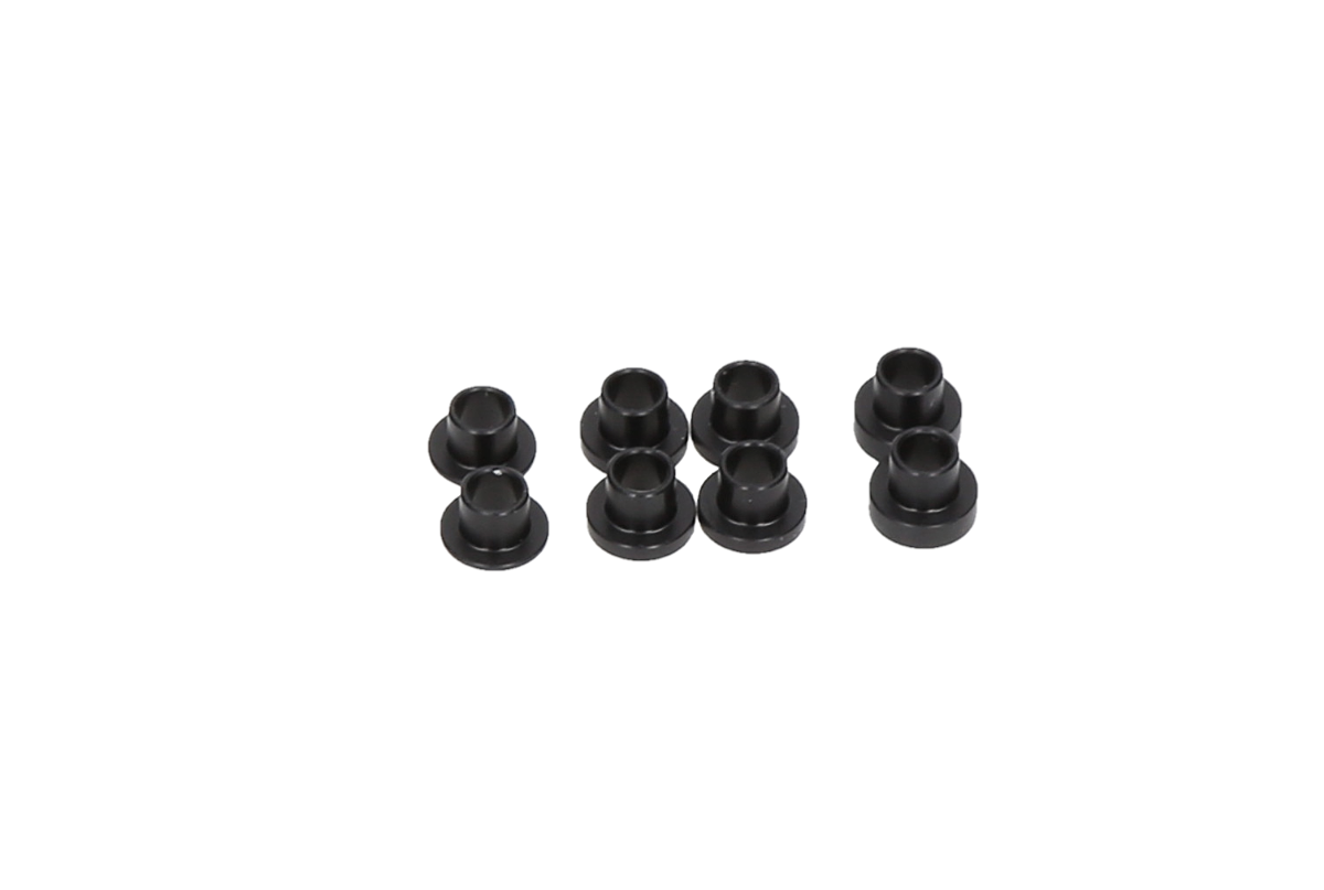 Steering block bushing set 1:8 (4pcs +1mm / 2pcs 0mm / 2pcs +2mm)