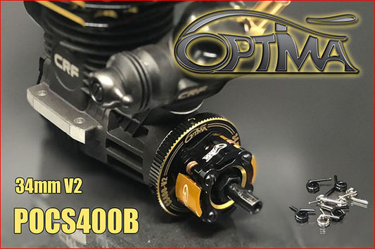 4 Shoes Flywheel set - 34 mm Black V2
