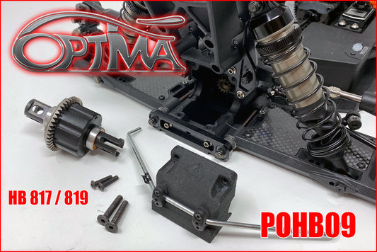 Diff box for HB Racing 817 / 819 (fast opening)
