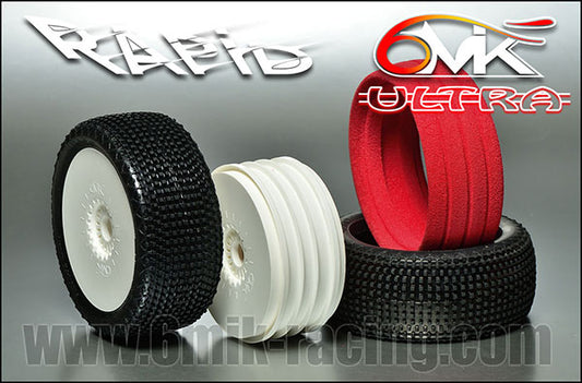 Rapid Tyres in 21/40 compound + rims + Inserts (pair)