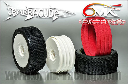 Barracuda Tyres in 21/40 compound + rims + Inserts (pair)