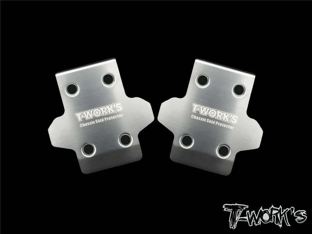 Stainless Steel Front Chassis Skid Protector ( HB Racing D817/D817 V2/D819 ) 2pcs