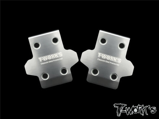 Stainless Steel Front Chassis Skid Protector ( HB Racing D817/D817 V2/D819 ) 2pcs