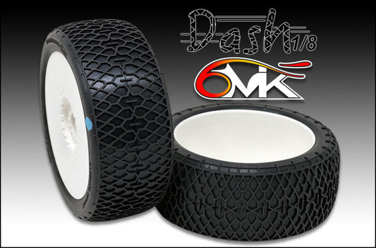 Dash Tyres glued on rims - Synthetic compound (pair)