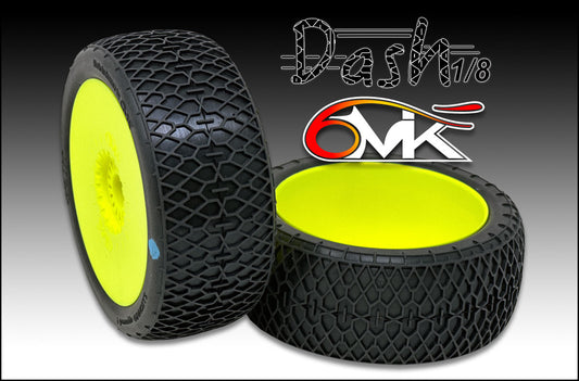 Dash Tyres glued on rims - Synthetic compound (pair)