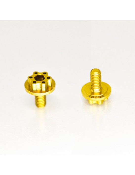 CLUTCH RETAINER ALLEN SCREW IN TITANIUM GRADE 5 6AL4V "LIMITED EDITION" 2 PIECES