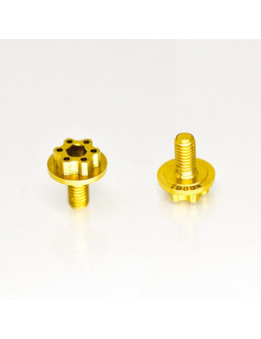 CLUTCH RETAINER ALLEN SCREW IN TITANIUM GRADE 5 6AL4V "LIMITED EDITION" 2 PIECES
