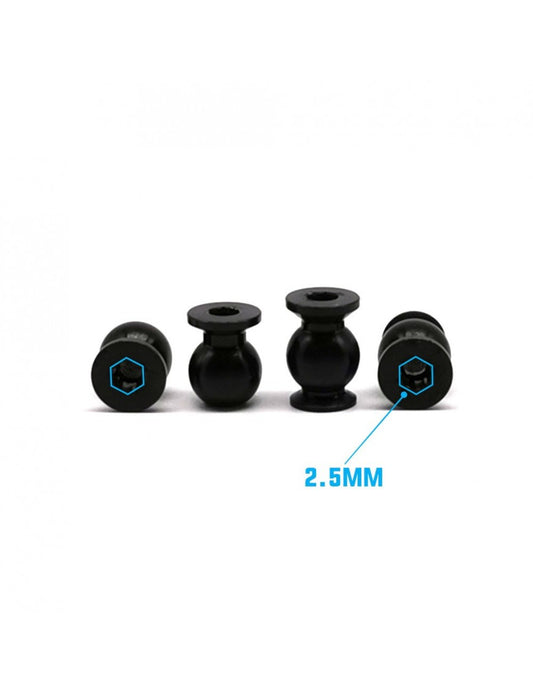KIT STEERING BALLS "REVERSE" IN ERGAL 7075-T6 FOR KYOSHO MP10