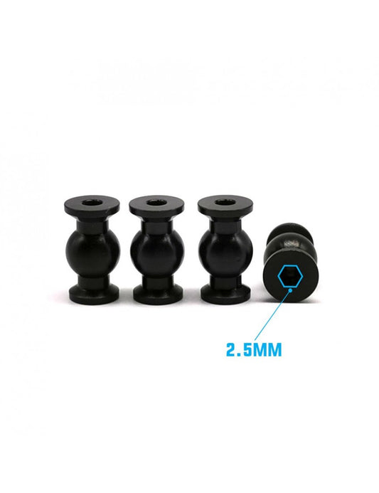 KIT UPPER LINK BALLS "REVERSE" IN ERGAL 7075-T6 FOR KYOSHO MP10