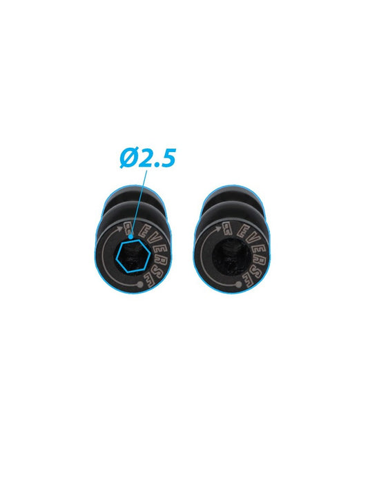 KIT UPPER LINK BALLS "REVERSE" IN ERGAL 7075-T6 FOR SWORKZ S35-3/S35-3E/S35-GT