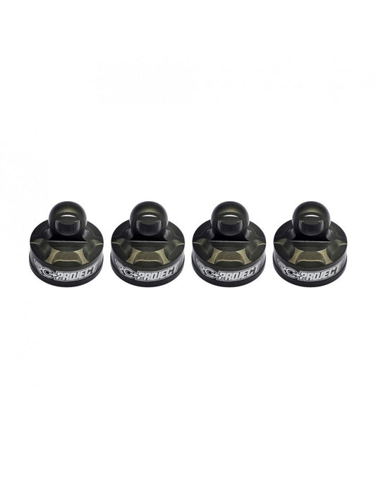 SHOCK CUPS IN ERGAL 7075-T6 FOR HB RACING 819 RS/817 V2