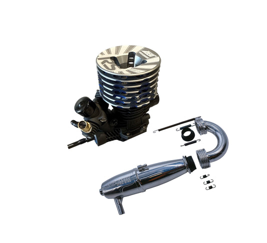 Combo RS Line Off-Road Engine (O.S. B2105) Engine 3 Ports .21 Tuned Ceramic / Pipe Efra 2180 - CORSATEC