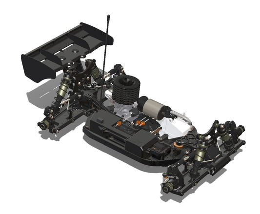 D8 RS 1/8 Competition Nitro Buggy (Without Bodyshell)