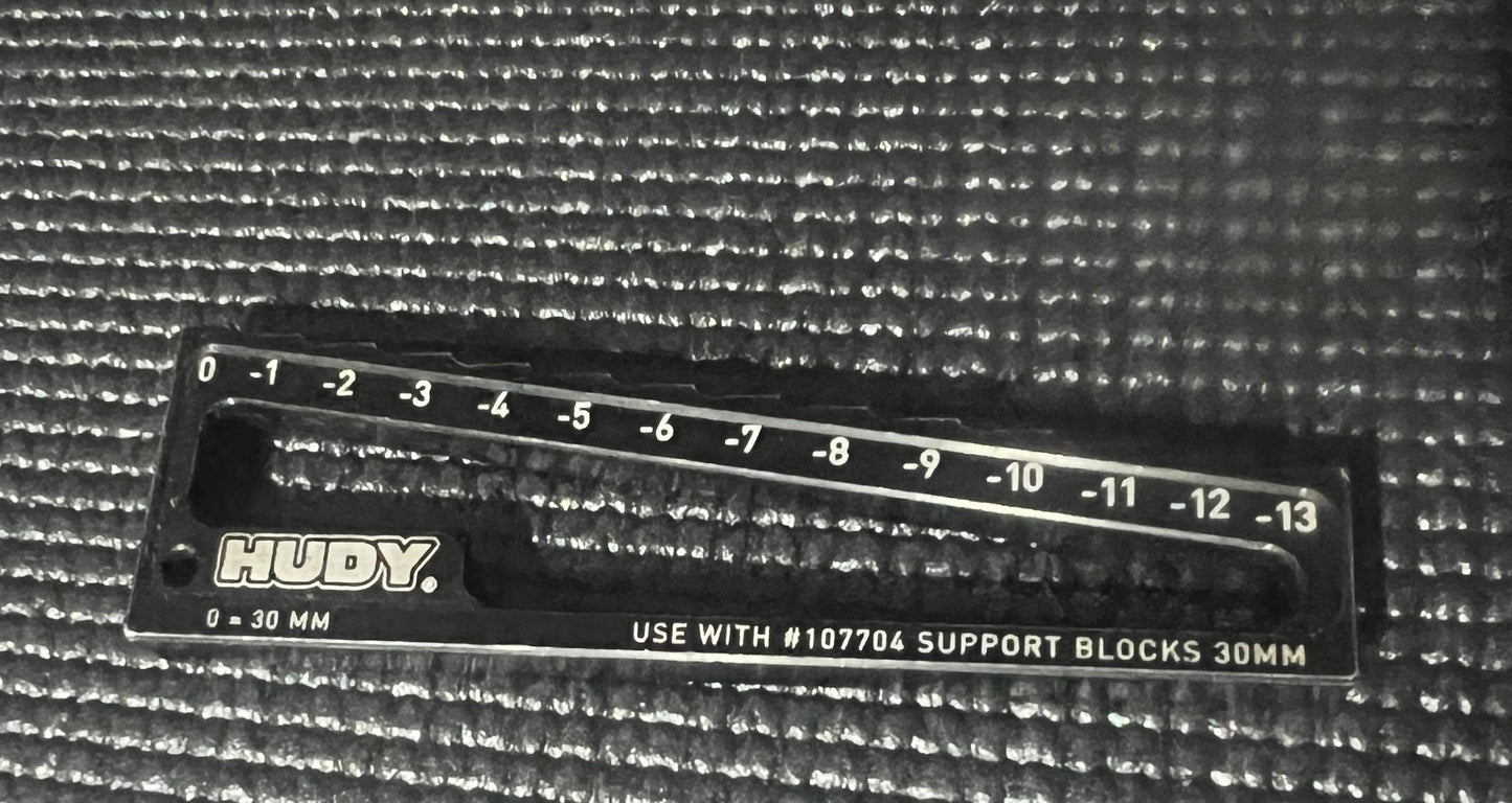 Chassis Droop Gauge 0 to -13 mm for 1/8 Off-Road