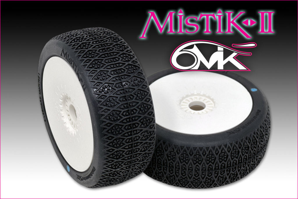 Mistik II Tyres glued on rims - (pair)