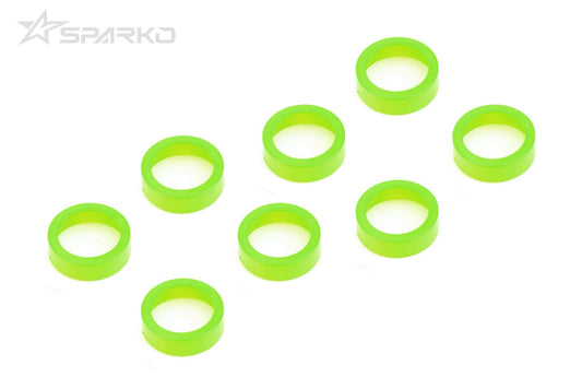 Sparko F8 Green Bearing Spacers (8)