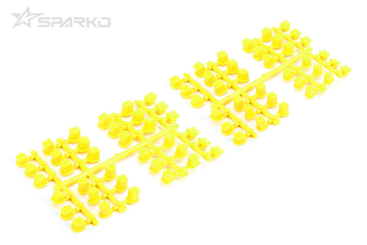 Sparko F8 Yellow Plastic Arm Holder Insert Set (2)
