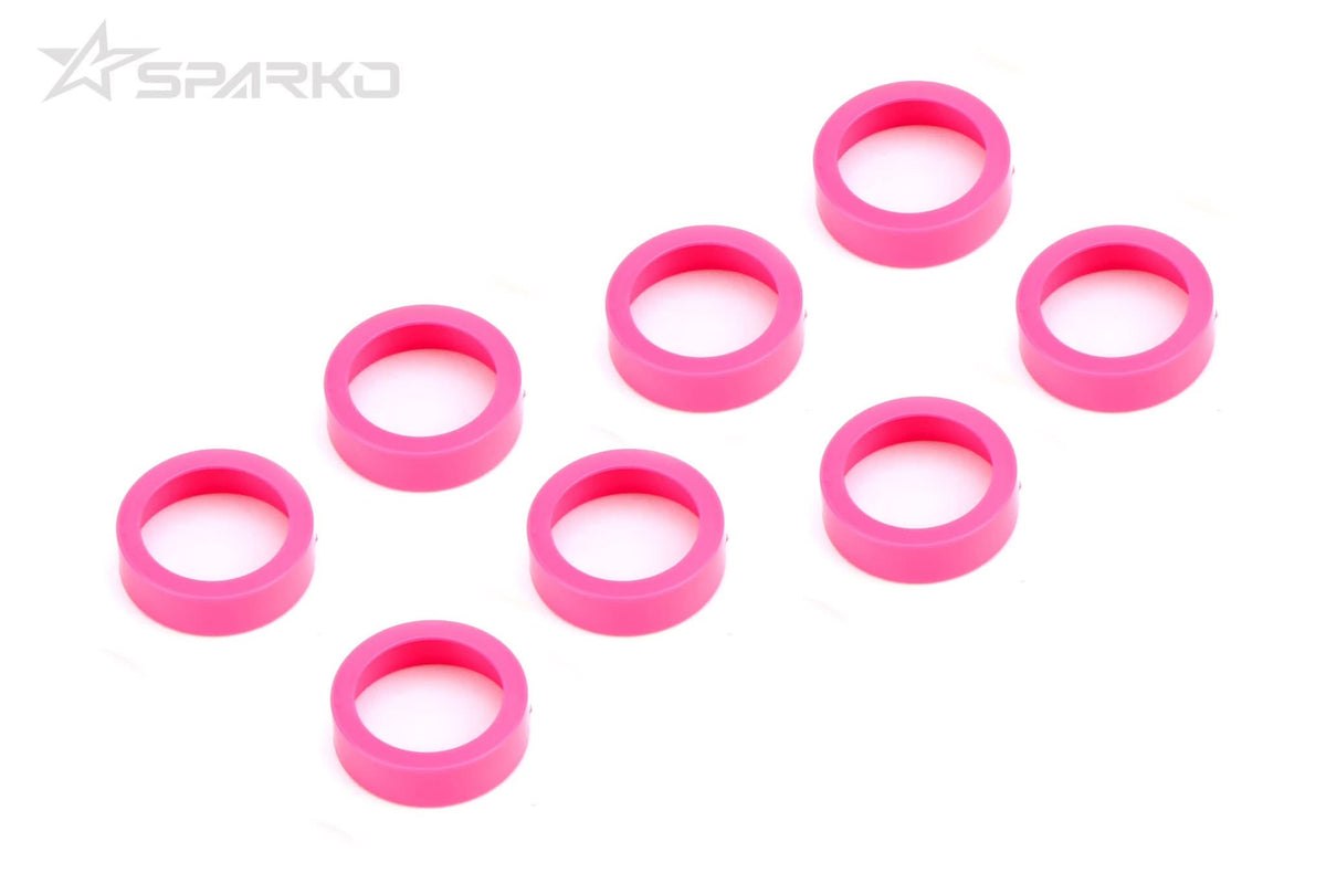 Sparko F8 Pink Bearing Spacers (8)