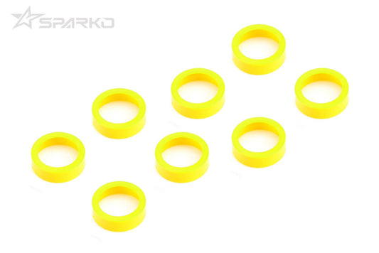 Sparko F8 Yellow Bearing Spacers (8)