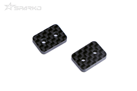 Sparko F8 Carbon Chassis Front Support SE 3mm (2)