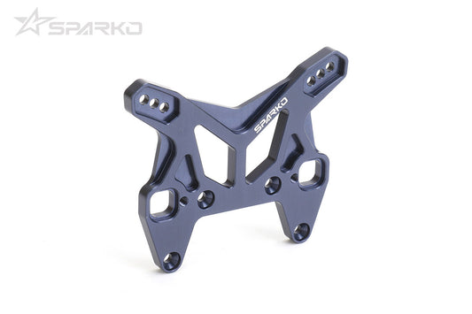 Sparko F8 7075Aluminum Front Shock Tower (Dark Blue)