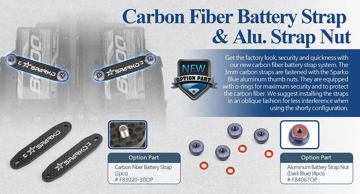 Sparko F8 Carbon Battery Strap