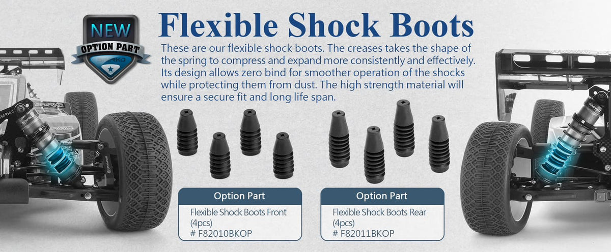 Sparko F8 Flexible Shock Boots Front (4)