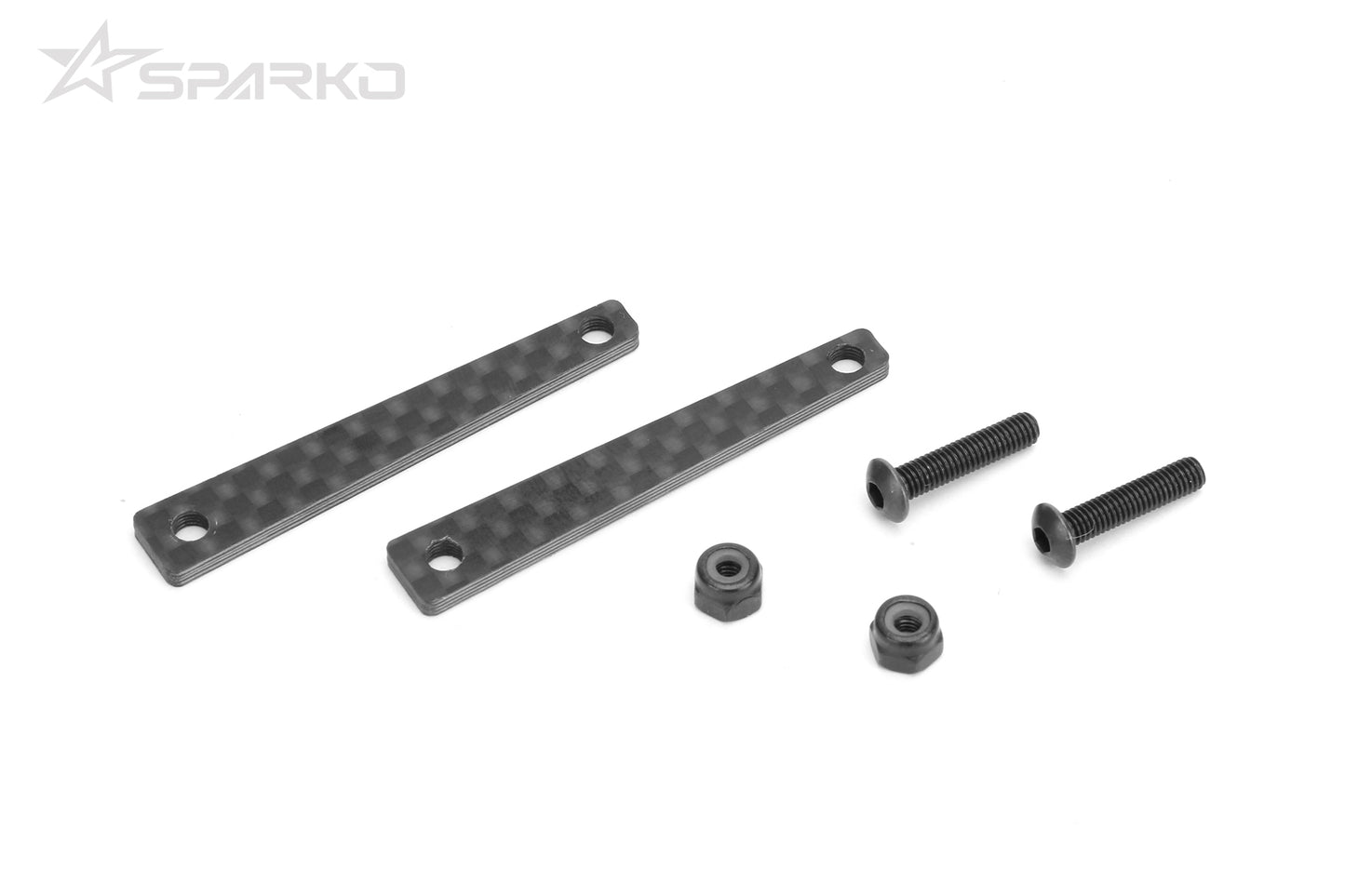 🏁 Sparko F8 Carbon Rear Brace Covers 1.5 mm (2 un.)