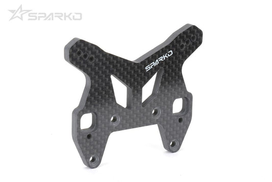 🏁 Sparko F8 Carbon Fiber Front Shock Tower 4.5mm