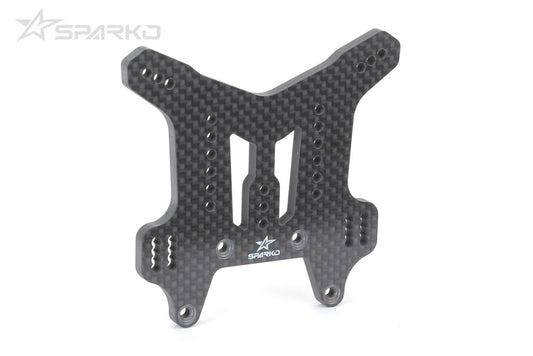 🏁 Sparko F8 Carbon Fiber Rear Shock Tower 4.5mm