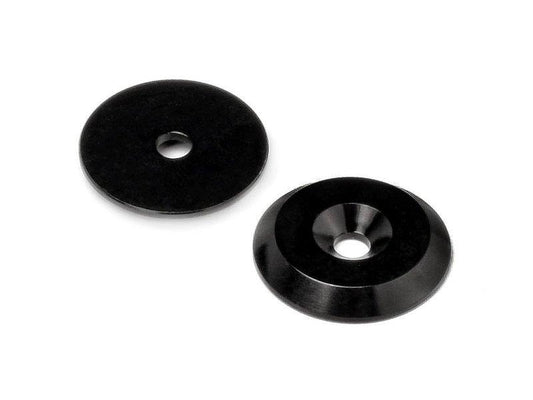 Aluminium Wing Mount Washer (Black/2pcs)