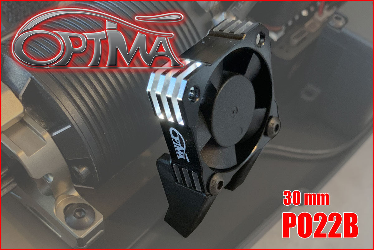 Universal motor fan - 30 mm - with support