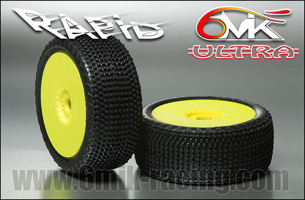 Rapid  Tyres glued on rims - 21/40 compound (pair)